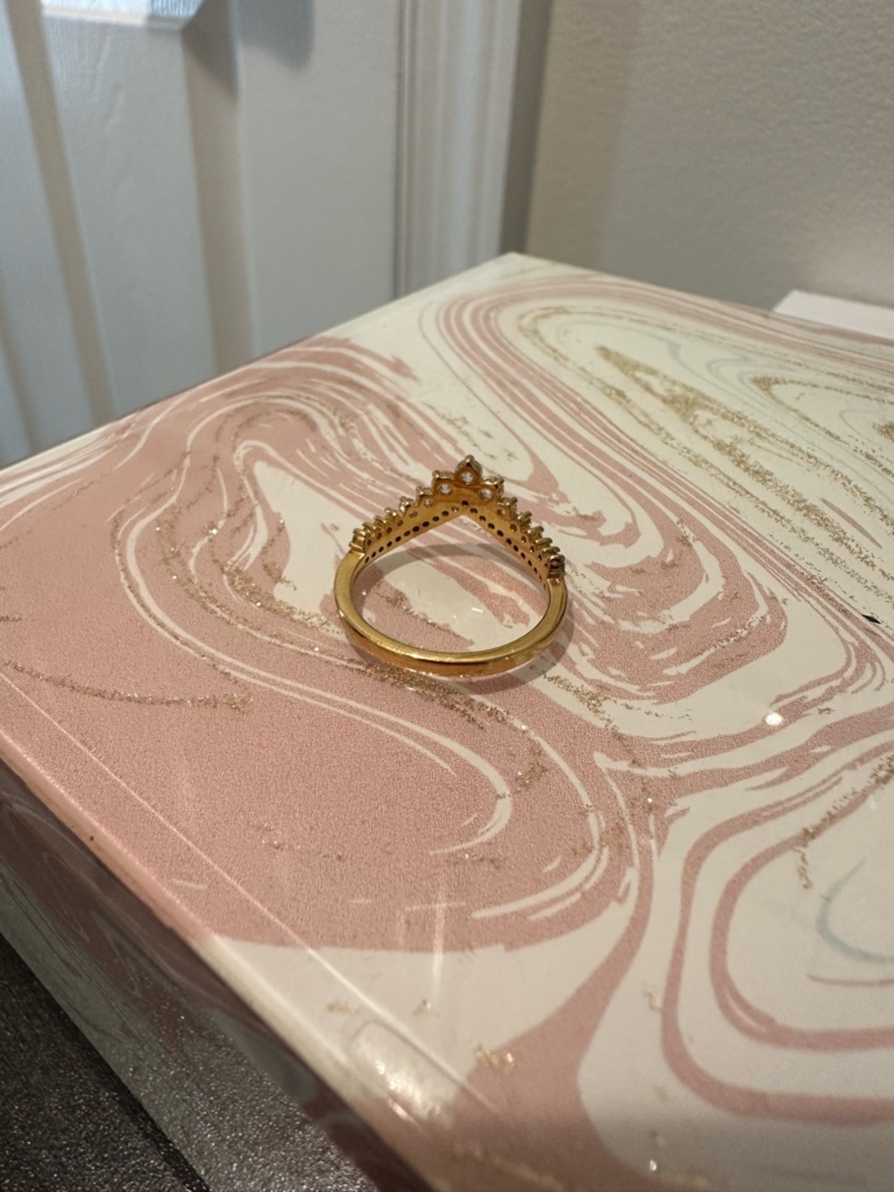 Pandora Timeless Wish Tiara Ring- Size 7 - Picture 3 of 5